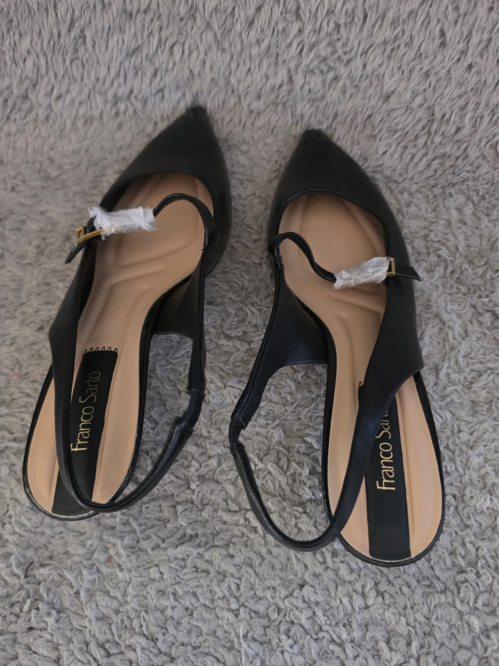 (170)

Franco Sarto Khloe Pointed Toe Slingback Kitten Heel Size 8W - Picture 13 of 16